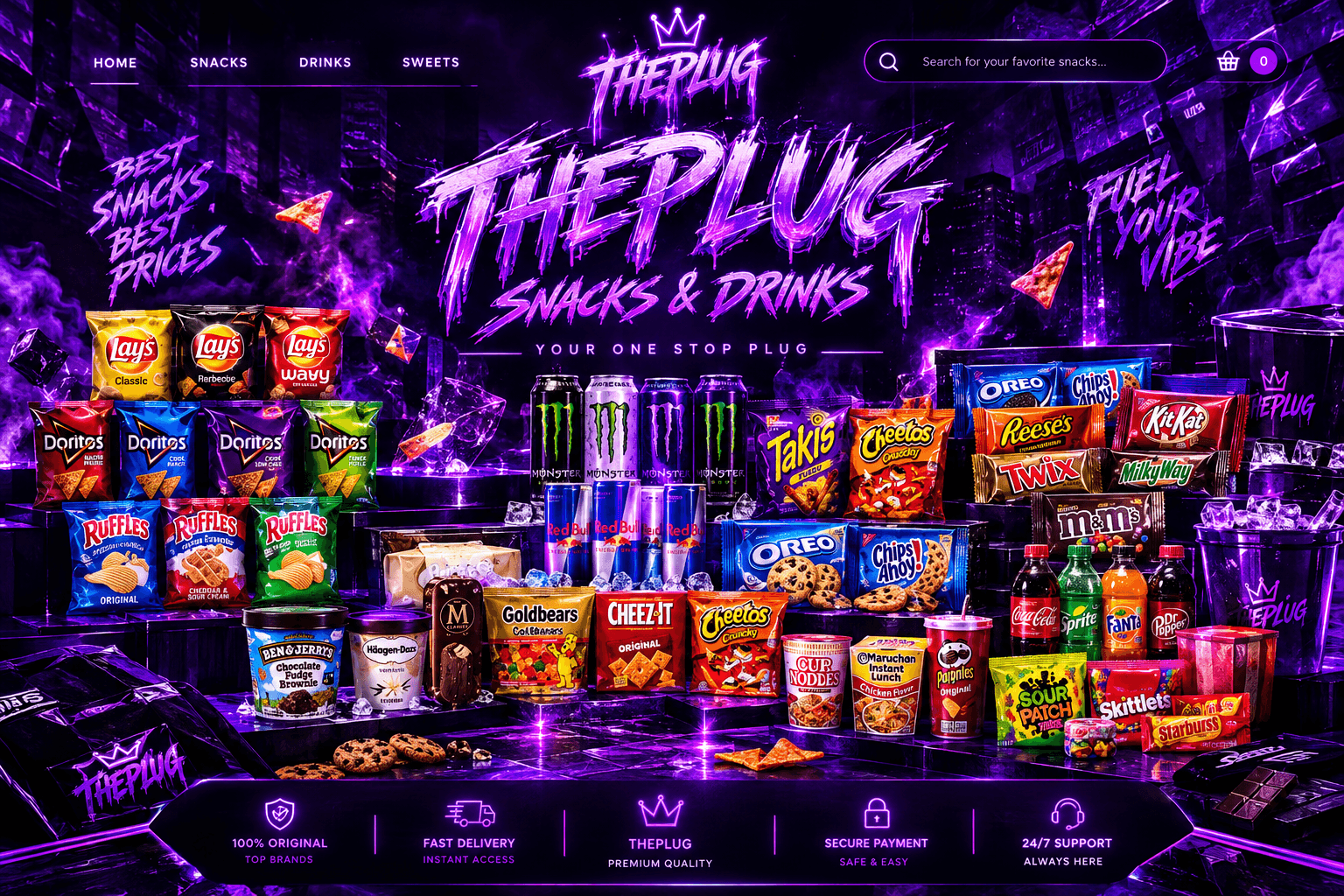 Gas Station Food & Drinks V2